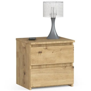 Szafka nocna dąb artisan do pokoju dziecka 40 cm