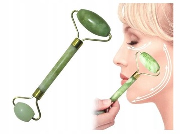 MASAŻER DO TWARZY Z JADEITU WAŁEK JADEITOWY ROLLER