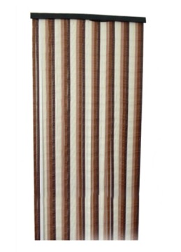 PASKI BRĄZOWE DRZWIOWE ZASŁONA DRZWIOWA NA MUCHY OWADY MOSKITIERA 90x200 cm