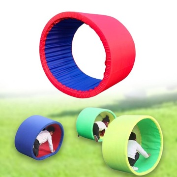 Круг для ползания, оборудование для сенсорного обучения, игровой реквизит, интерактивный красный цвет.