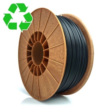 Filament Rosa3D R-PLA Black 1,75mm 1kg EKO z Recyklingu