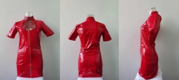 КОСТЮМНОЕ ПЛАТЬЕ И ЧУЛКИ НАБОР НАРЯДОВ SEXY L