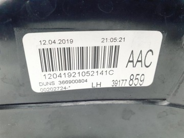OPEL ADAM 13R+ LEVÝ SVĚTLO ZADNÍ LED ORIG EU !