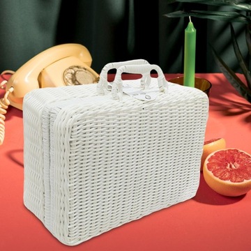 Корзина для пикника Rustic Корзина для пикника Косметичка из ротанга XL, белый