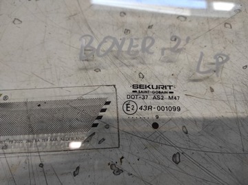 BOXER DUCATO JUMPER 94- SKLO (OKNO) LEVÝ PŘEDNÍ