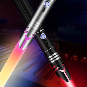 СВЕТЯЩИЙСЯ СВЕТОВОЙ САББ СО ЗВУКОМ ЗВЕЗДНЫХ ВОЙН, RGB ИГРУШКА, 16 ЦВЕТОВ, МЕТАЛЛИЧЕСКИЙ МЕЧ