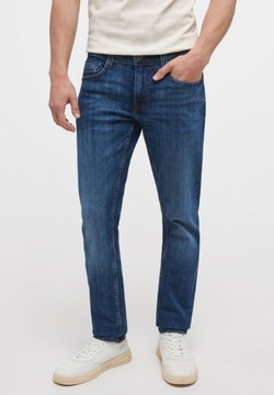 Męskie spodnie jeansowe dopasowane Mustang OREGON TAPERED W35 L36