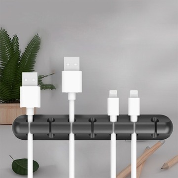 ОРГАНАЙЗЕР НА 7 КАБЕЛЕЙ ДЛЯ НАСТОЛЬНОГО ДЕРЖАТЕЛЯ