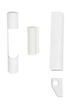 FEWB OSŁONKI BIAŁE NA ZAWIASY do okien i drzwi PCV ROMB