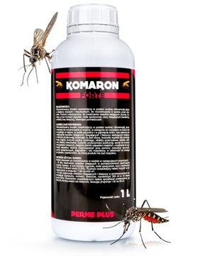 MOCNY OPRYSK NA KOMARY, MUCHY, SKUTECZNY ŚRODEK NA KOMARY KOMARON FORTE 1L