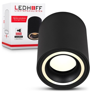 Накладной галогенный светильник LED TUBE GU10 black SPOT для ROOM