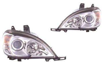 LAMPY PRZEDNIE MERCEDES ML W163 01-05 KOMPLET DEPO