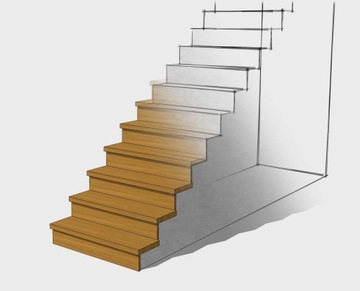 Трепа оценивает деревянный бук, дубовая лестница !!!