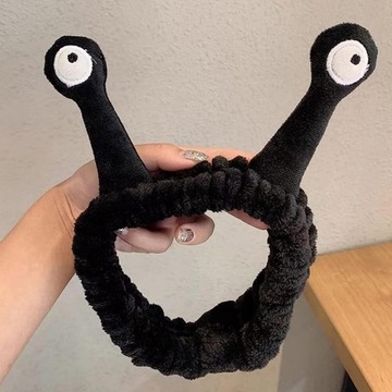 Повязка на голову в виде улитки, повязка на голову для макияжа в виде улитки, пушистая повязка на голову в виде улитки