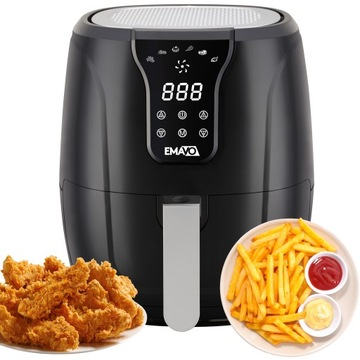FRYTKOWNICA BEZTŁUSZCZOWA FRYTOWNICA AIR FRYER DUŻA PROGRAMÓW