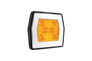 Lampa LED przednia 2 funkcje kierunek 12-36V FT125