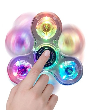 Светящийся спиннер Hand Spiner Crystal LED