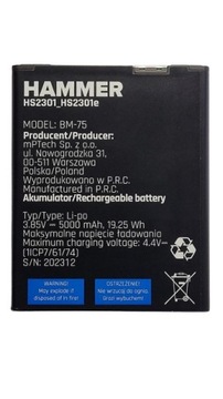 Oryginalna Bateria BM-75 myPhone Hammer BLADE V