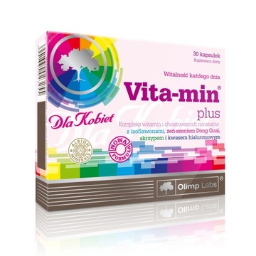 OLIMP Vita-Min Plus Dla Kobiet 30caps WITAMINY CHELATOWANE MINERAŁY ZDROWIE