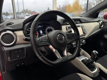 Nissan Micra V 0.9 IG-T 90KM 2017 Nissan Micra Tekna / Kamera 360° / LED / 1 właścic, zdjęcie 6