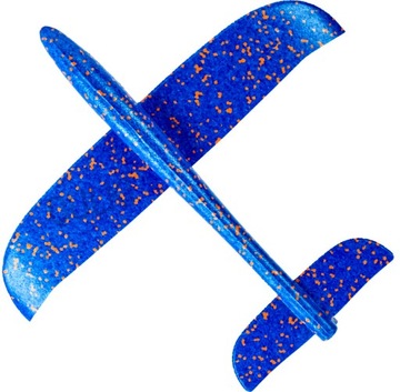 Самолет из пенополистирола, планер, дротик, большой, 47 см.