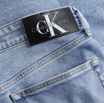 Calvin Klein Jeans spodnie J30J322298 1AA niebiesk