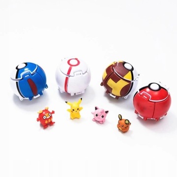 ИГРУШЕЧНАЯ ФИГУРКА POKEMON POKBALL, 4 ШТ.