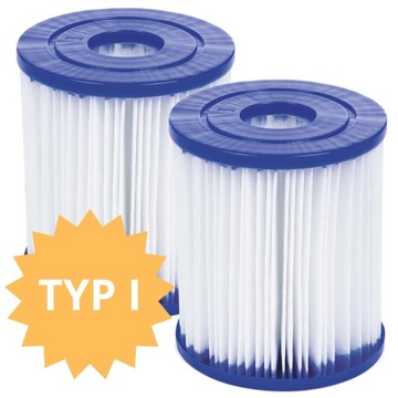2 x FILTR TYPU Typ I FILTRY DO POMPY BASENU POMPKI BASENOWEJ 2 szt. BESTWAY