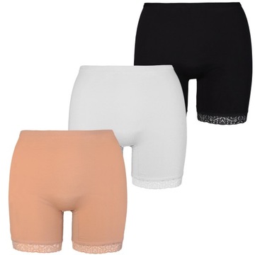 MAJTKI PANTALONY DAMSKIE PRZECIW OTARCIOM UD NOGAWKI MORAJ 3-PAK 4XL