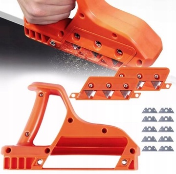 Тройной рубанок для обработки кромок гипсокартона.