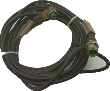 wtyczka męska + żeńska M12 x1 * 3 pin + KABEL 5m