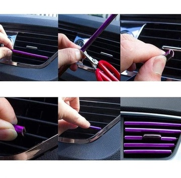 ДЕКОРАТИВНАЯ ПОЛОСКА ДЛЯ АВТОМОБИЛЬНЫХ ВОЗДУШНЫХ РЕШЕТОК