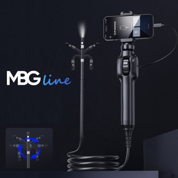 Инспекционная камера 2 камеры FullHD с подвижной головкой 360° Эндоскопическая мастерская