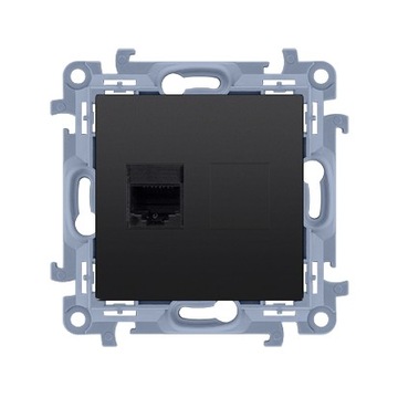 Gniazdo Internetowe Kontakt-simon 10 czarny C61.01/49