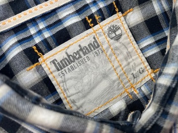 Koszula męska w kratkę TIMBERLAND 100% cotton r. L