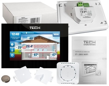 STEROWNIK REGULATOR ST-2801 WiFi CZARN+C mini TECH