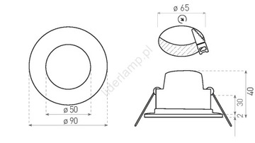 CHROME MATCH BONO LED 5W НЕЙТРАЛЬНЫЙ ФИТИНГ GREENLUX