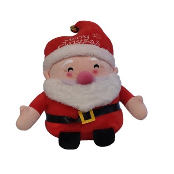 MIKOŁAJ MASKOTKA ŚWIĄTECZNA PLUSZAK MIŚ PRZYTULANKA DEKORACJA OZDOBA 30CM