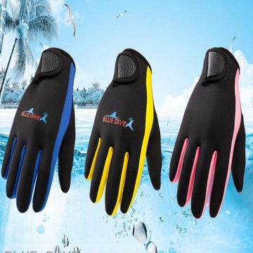 RĘKAWICE DO SNORKELOWANIA OCIEPLANE UNISEX ELASTYCZNE DOPASOWANIE