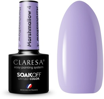 Claresa lakier hybrydowy MARSHMALLOW 4 pastelowy