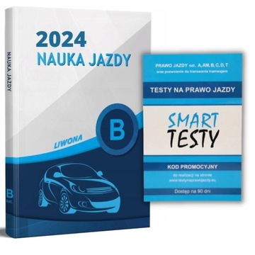 Prawo jazdy kat.B 2024 PODRĘCZNIK + TESTY ONLINE 2024
