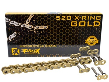 ŁAŃCUCH X-RING GOLD 520/120 OGNIW (37,8KN)