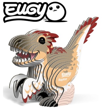 Dinozaur Raptor Eugy Eko Układanka 3D Junior