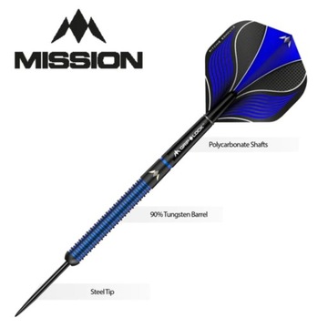 Rzutki Lotki Mission Ritchie Edhouse Black Titanium 23 g