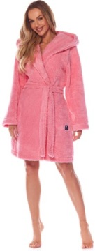 КОРОТКИЙ ТЕПЛЫЙ ПУХОВЫЙ ХАЛАТ ЖЕНСКИЙ БАНА S