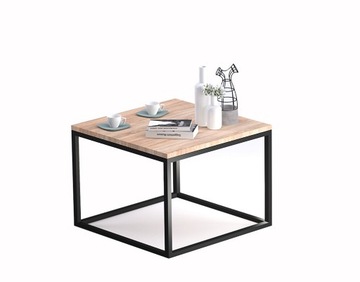 stolik ława kawowy industrial loft Dąb Sonoma