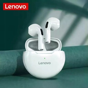 БЕСПРОВОДНЫЕ НАУШНИКИ LENOVO HT38 ВОДОНЕПРОНИЦАЕМЫЕ ДЛЯ ИГРОВ + POWERBANK