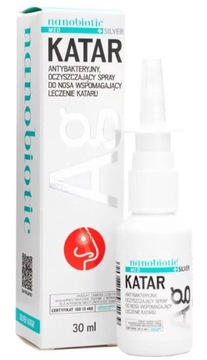 Nanobiotic Nano-Tech MED Silver Katar Zatoki Srebro Spray 30 ml