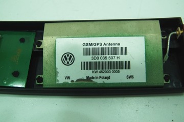 ANTÉNA GPS GSM BENTLEY CONTINENTAL GT GTC 04R 3D0035507H