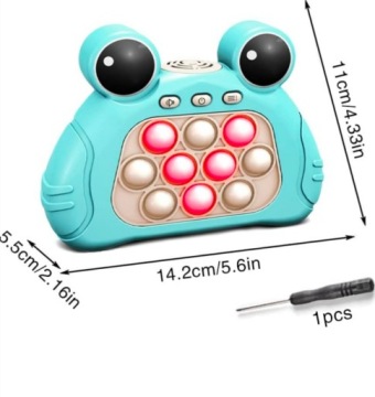 POP IT FAST PUSH GAME - Антистрессовая аркада FROG BATTERY